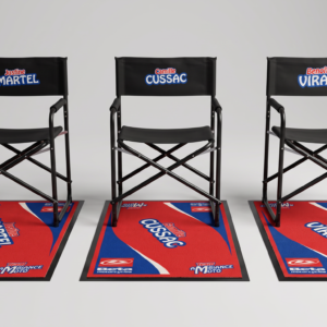 KIT PILOTE TAPIS et CHAISE PILOTE PERSONNALISÉS