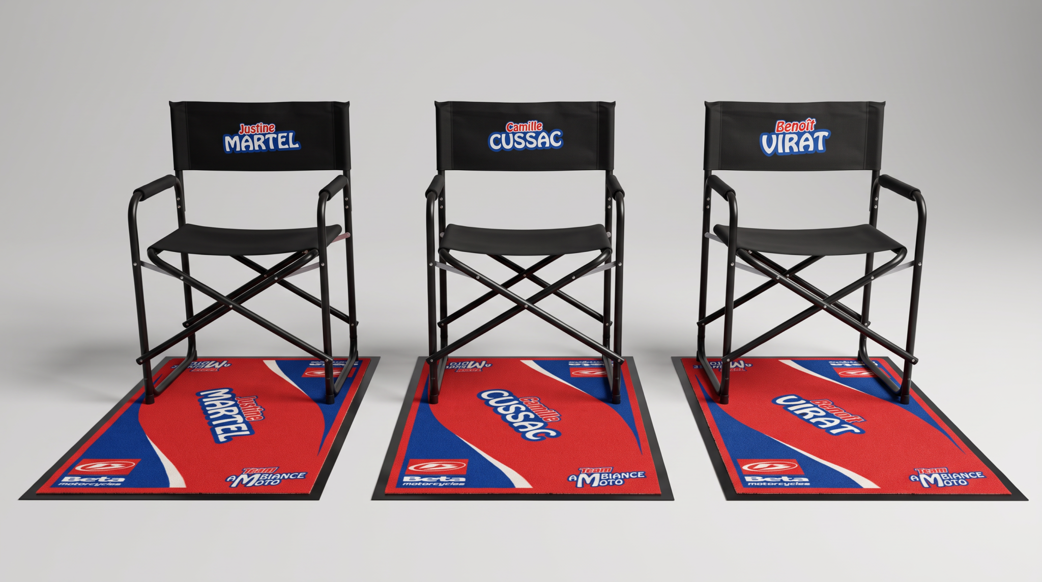 KIT PILOTE TAPIS et CHAISE PILOTE PERSONNALISÉS
